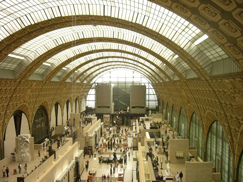 inside of Musee d'Orsay
