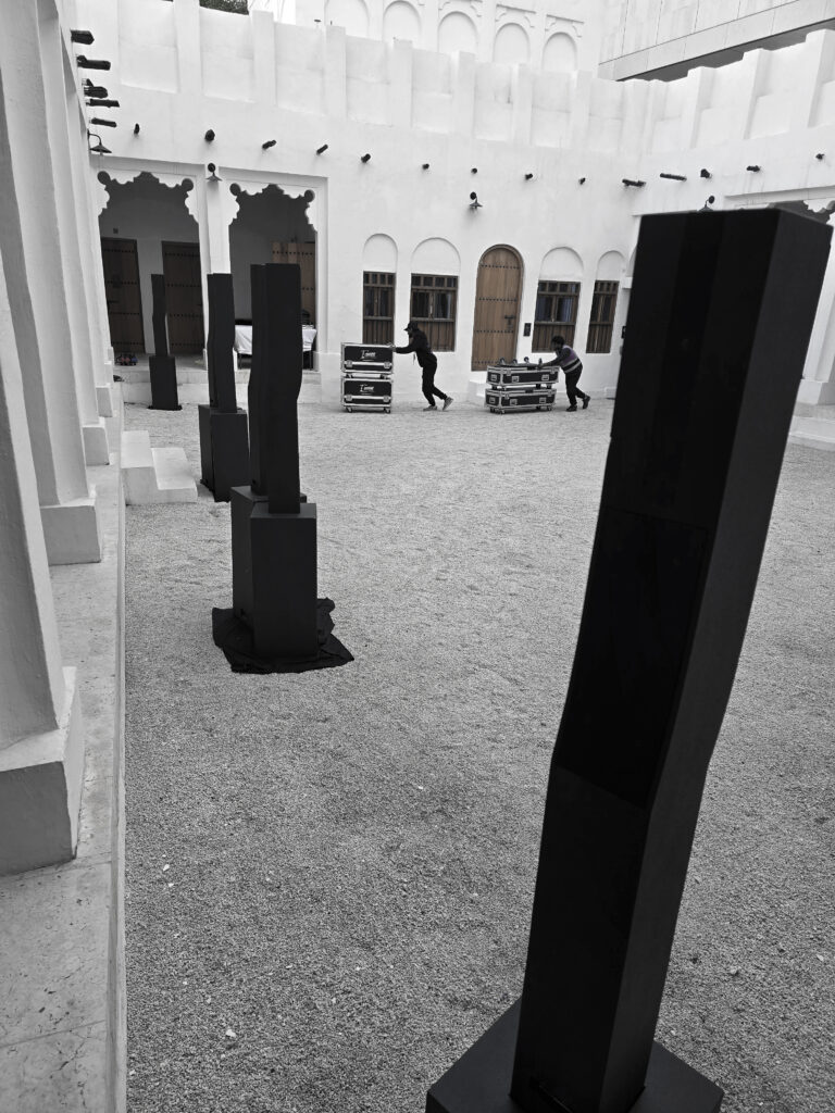 Setup with inline l-acoustics + 2 subs not in the pict _Doha_2026