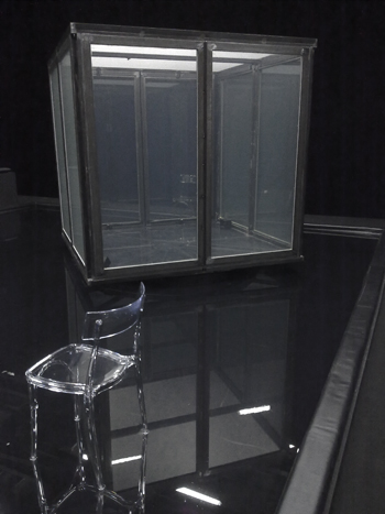box of the beast with glass in transparent position
