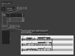 one of the many engines remodeling voice’s prosody onto generated rhythmic grids _ Olivier Pasquet _2021