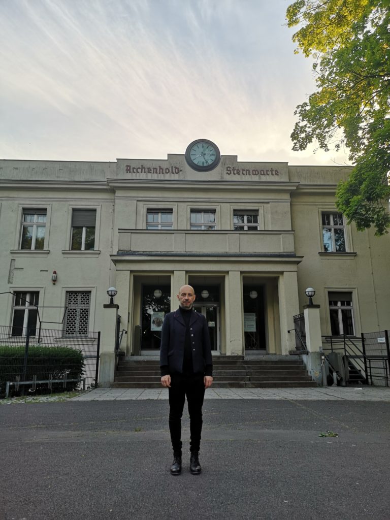 Olivier Pasquet at the Archenhold-Sternwarte Berlin May 2020