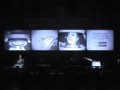 machinations - the video projects what happens on the tables