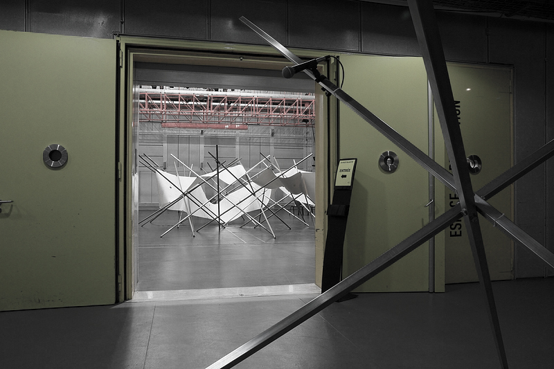 Thorsten Streichardt's installation at Nuits Blanches Paris, Ircam 2013 - Olivier Pasquet